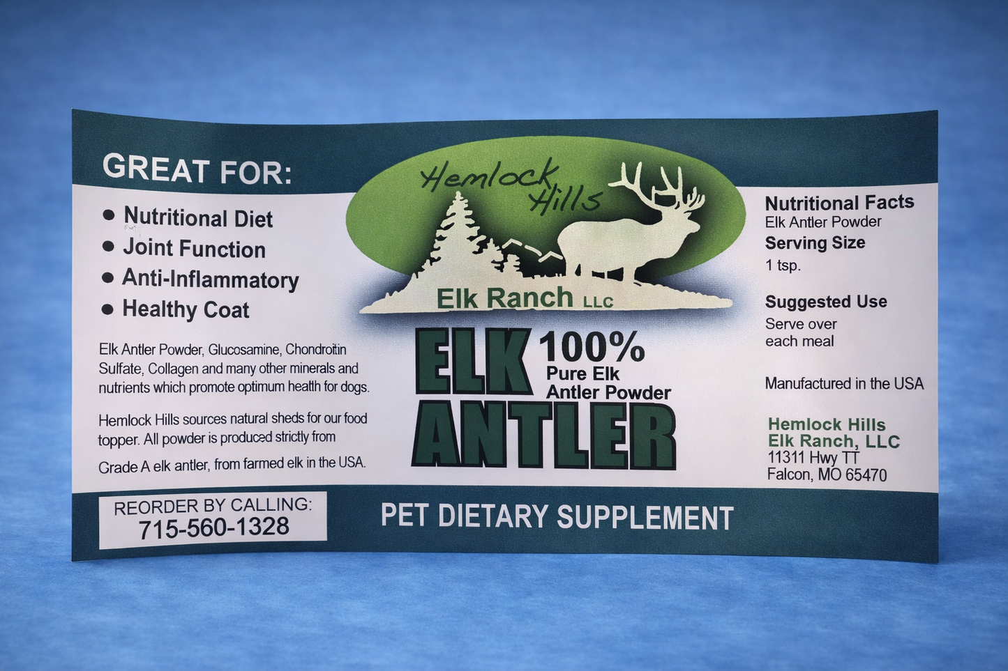 Elk Antler Powder for Pets