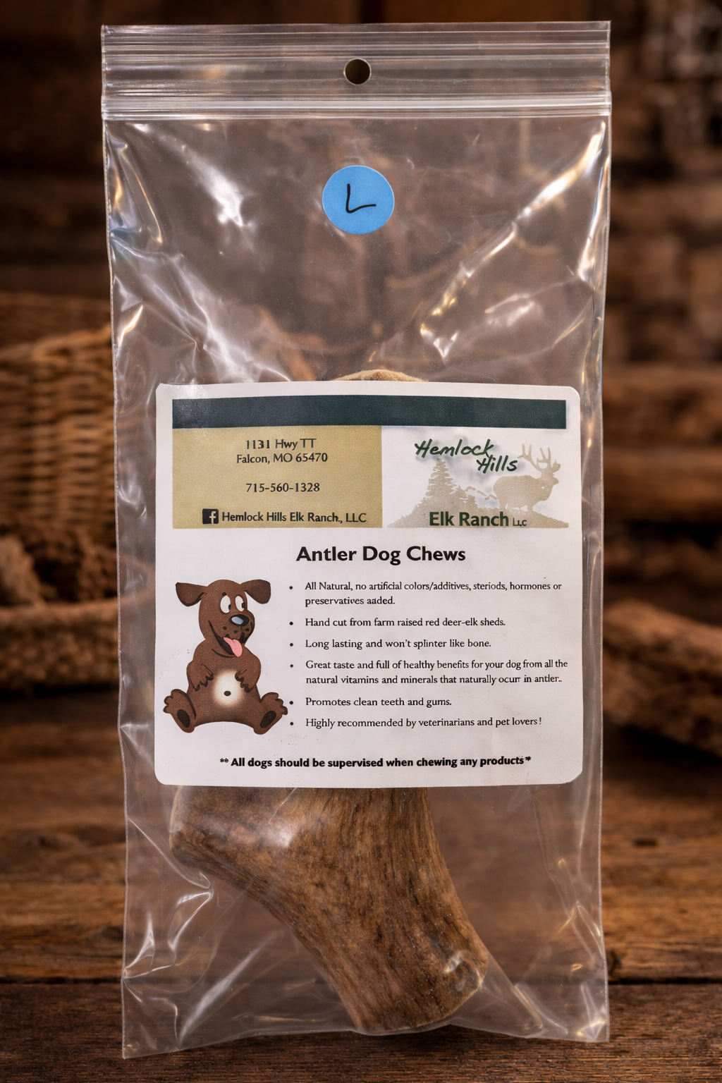 Elk Antler Dog Chews