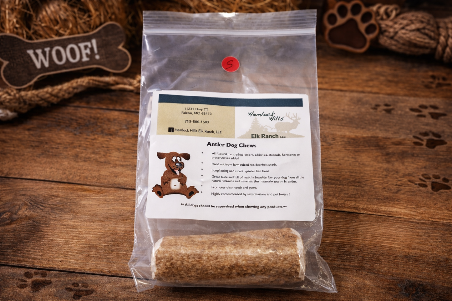 Elk Antler Dog Chews