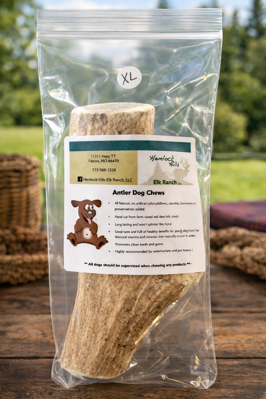 Elk Antler Dog Chews