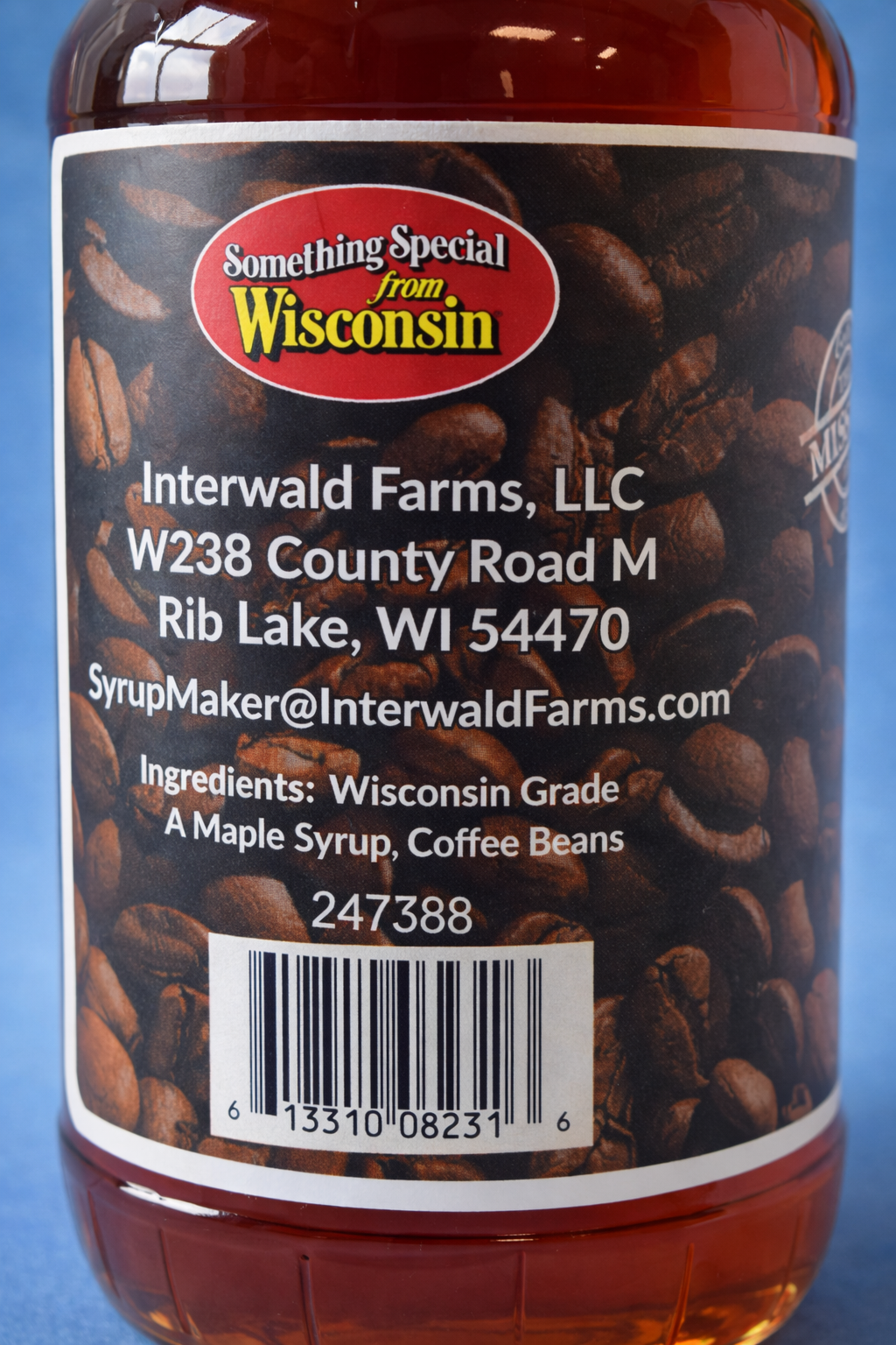 Coffee Infused Maple Syrup - Glass Pint