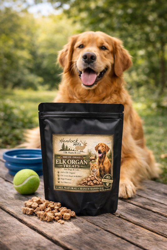 Freeze Dried Elk Organ Pet Treats