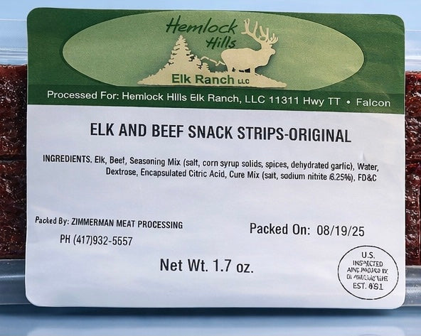 Elk Jerky Strip Variety Pack